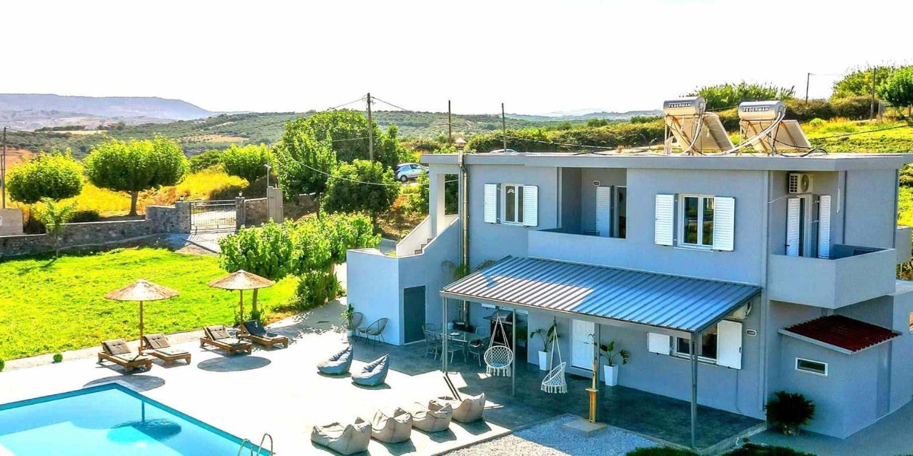 Blue Harmony Villa Dhramia Exterior photo
